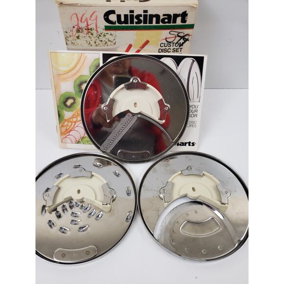 Cuisinart DLC-883 Food Processor Custom Disc Set Three For DLC-8/10 Series Japan - Picture 6 of 11